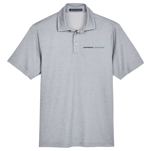 Devon & Jones CrownLux Performance™ Men's Address Melange Polo Devon & Jones CrownLux Performance™ Men's Address Melange Polo