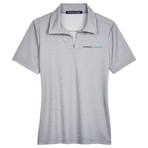 Devon & Jones CrownLux Performance™ Ladies' Address Melange Polo  Devon & Jones CrownLux Performance™ Ladies' Address Melange Polo